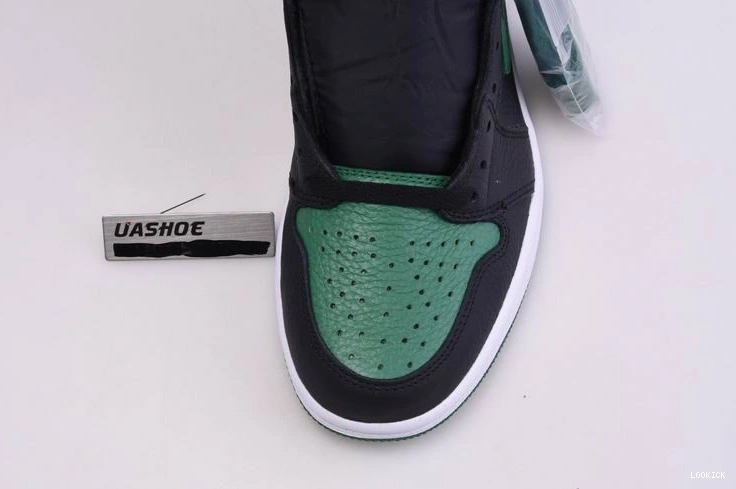 Cheap 555088-030 Jordan Pine 1  Black Retro High Green 0519